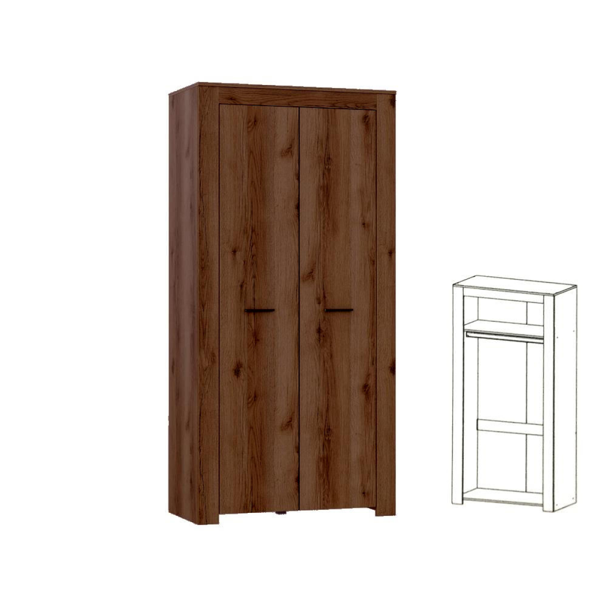 Шкаф 2-ств КВД-18 